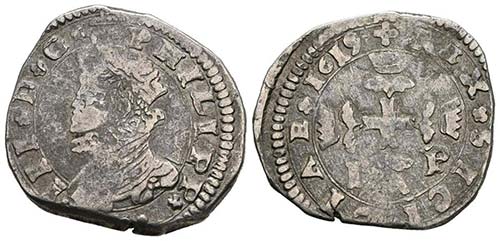 FELIPE III (1598-1621). 3 Taris ... 