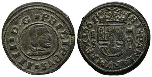 FELIPE IV (1621-1665) 16 ... 