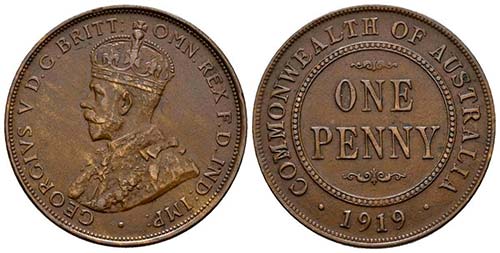 AUSTRALIA. 1 Penny (Ae. ... 