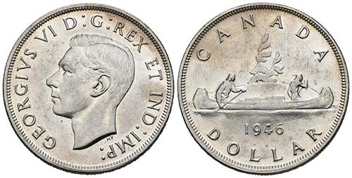 CANADA. 1 Dollar. (Ar. ... 