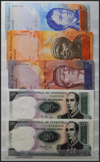 VENEZUELA. Set of 28 banknotes of ... 