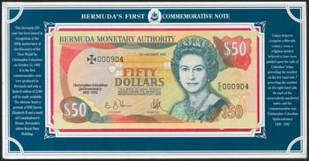 BERMUDA. 50 Dollars. 12 October ... 