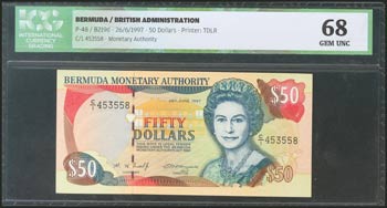 BERMUDA. 50 Dollars. 26 June 1997. ... 