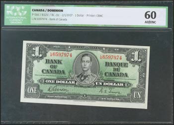 CANADA. 1 Dollar. 2 January 1937. ... 