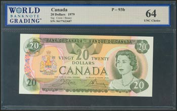 CANADA. 20 Dollars. 1979. (Pick: ... 