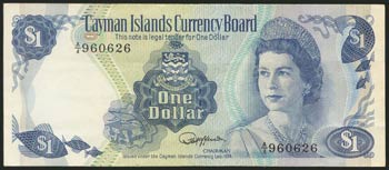 CAYMAN ISLANDS. 1 Dollar. 1974. ... 
