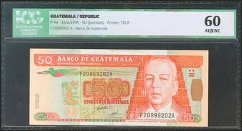 GUATEMALA. 50 Quetzales. 16 June ... 