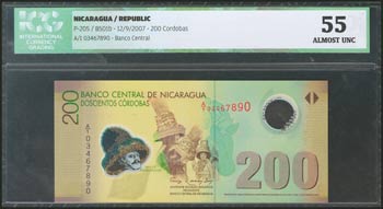 NICARAGUA. 200 Cordobas. 12 ... 