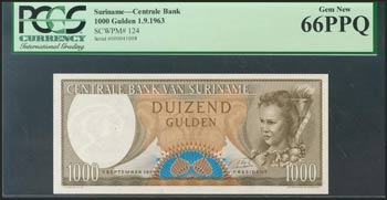 SURINAME. 1000 Gulden. 1 September ... 