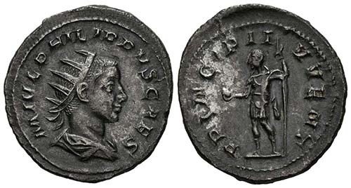 FILIPO II. Antoniniano. (Ar. ... 