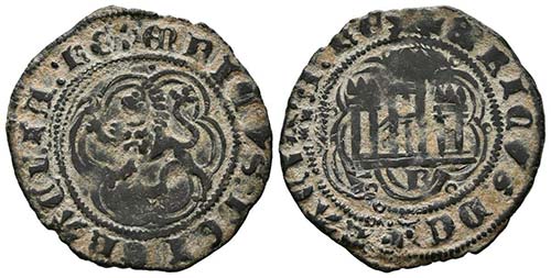 ENRIQUE III (1390-1406). Blanca ... 
