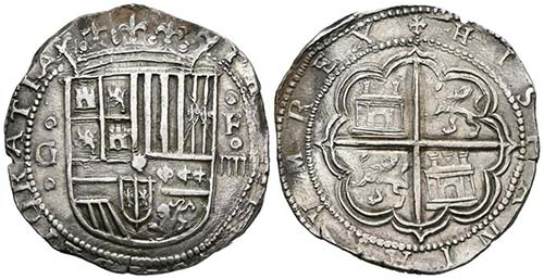 FELIPE II (1556-1598). 4 Reales. ... 