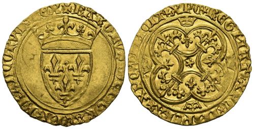 FRANCIA, Carlos VI (1380-1422). 1 ... 