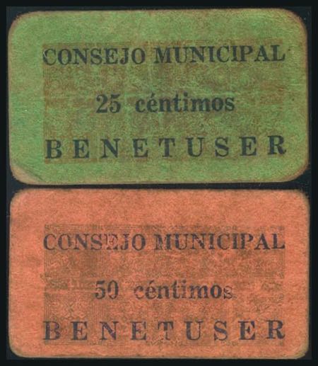 BENETUSER (VALENCIA). 25 Céntimos ... 