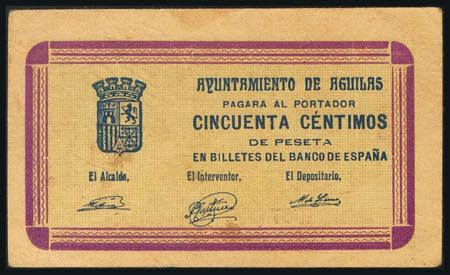 AGUILAS (MURCIA). 50 cents. June ... 