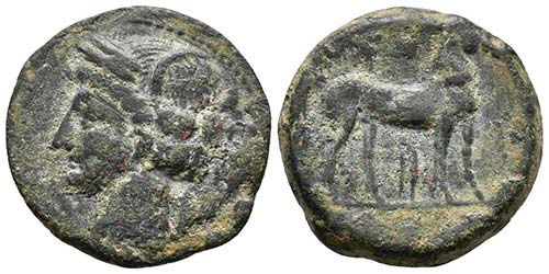 CARTAGO. Shekel. 215-201 a.C. ... 