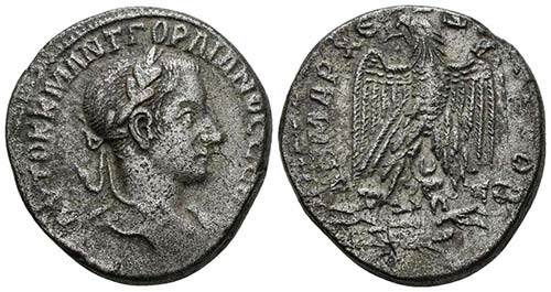 GORDIANO III. Tetradracma. 238-244 ... 