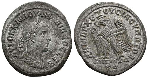 FILIPO II. Tetradracma. 249 d.C. ... 