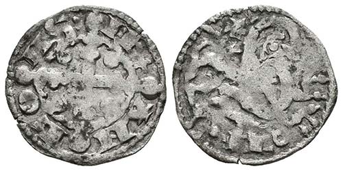 ALFONSO IX. Dinero. (1188-1230). ... 