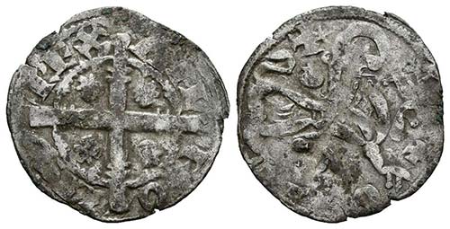 ALFONSO IX. Dinero. (1188-1230). ... 