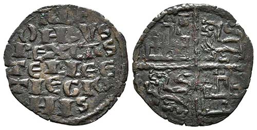 ALFONSO X. Dinero. (1252-1284). ... 