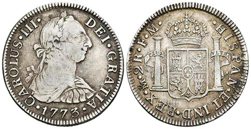 CARLOS III. 2 Reales. 1773. ... 