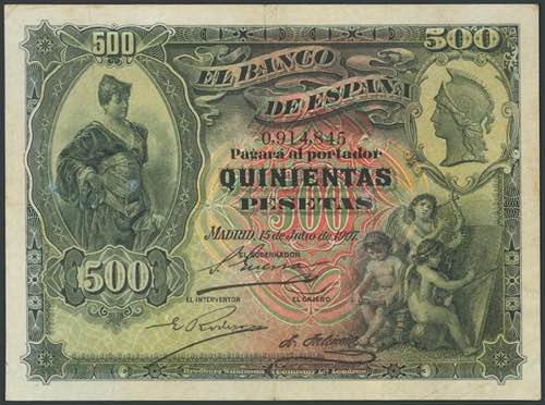 500 Reales. 14 de Mayo de 1857. ... 