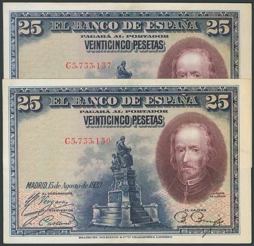 50 Pesetas. March 19, 1905. ... 