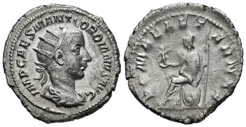 GORDIAN III. Antoninian. (Ar. ... 