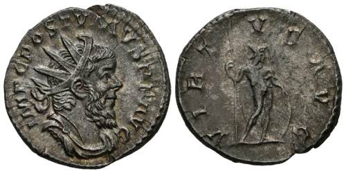 POSTHUMOUS. Antoninian. (Ar. 3.44g ... 