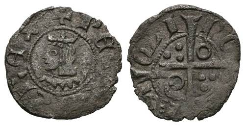 PEDRO III (1276-1285). Obolo. (Ve. ... 