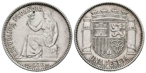 II REPUBLIC (1931-1939). 1 peseta. ... 