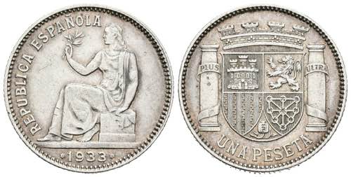 II REPUBLIC (1931-1936). 1 peseta. ... 
