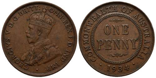 AUSTRALIA. 1 Penny. (Ae. ... 