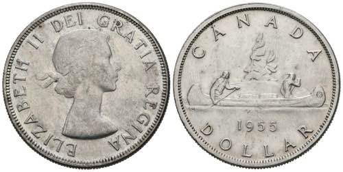 CANADA. 1 Dollar (Ar. ... 