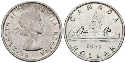 CANADA. 1 Dollar (Ar. ... 