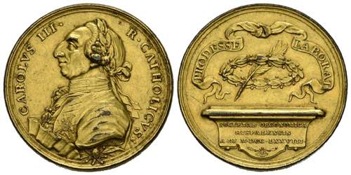 CARLOS III  (1759-1788). Premio de ... 