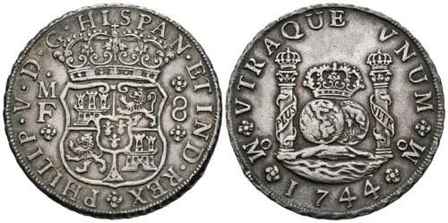 FELIPE V (1700-1746). 8 Royals. ... 