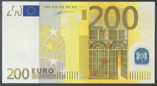 200 Euros. 1 de Enero de 2002. ... 