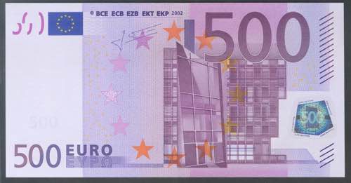 500 Euros. 1 de Enero de 2002. ... 