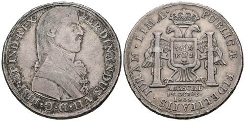 FERNANDO VII (1808-1833). Medalla ... 