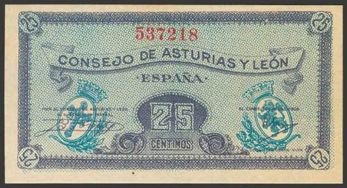 25 cents. 1937. Asturias and ... 