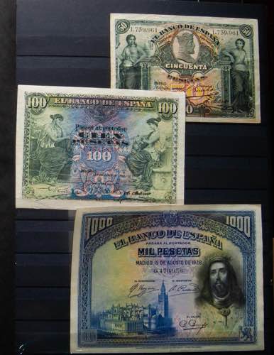Set of 22 banknotes of the Bank of ... 