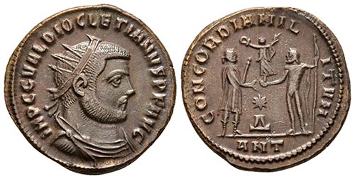 DIOCLECIANO. Antoniniano. 296 d.C. ... 