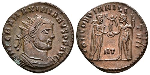 MAXIMIANO. Antoniniano. 295-261 ... 