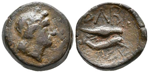 SKYTHIA, Olbia. Ae18. 350-300 a.C. ... 