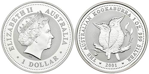 AUSTRALIA. 1 Dollar. 2001. ... 