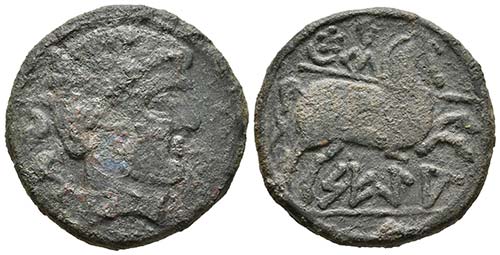 SEGIA-SEKIA. As. 120-20 a.C. Ejea ... 