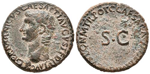 GERMANICO. As. 37-41 a.C. Roma. A/ ... 