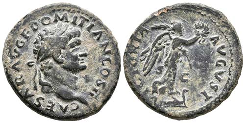 DOMICIANO. As. 77-78 d.C. Roma. A/ ... 